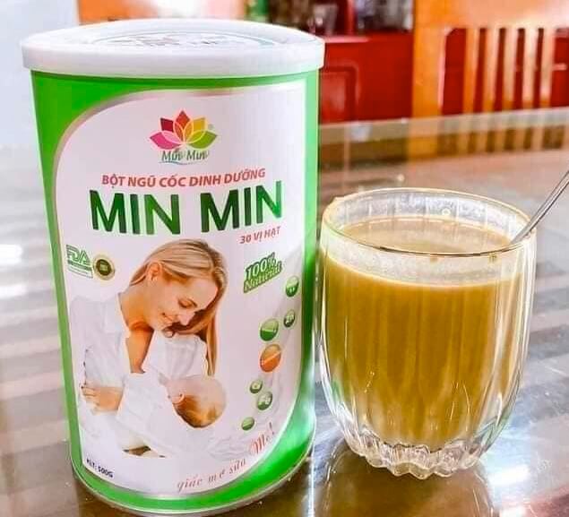 Cách pha ngũ cốc lợi sữa Minmin cho mẹ sau sinh hình 23