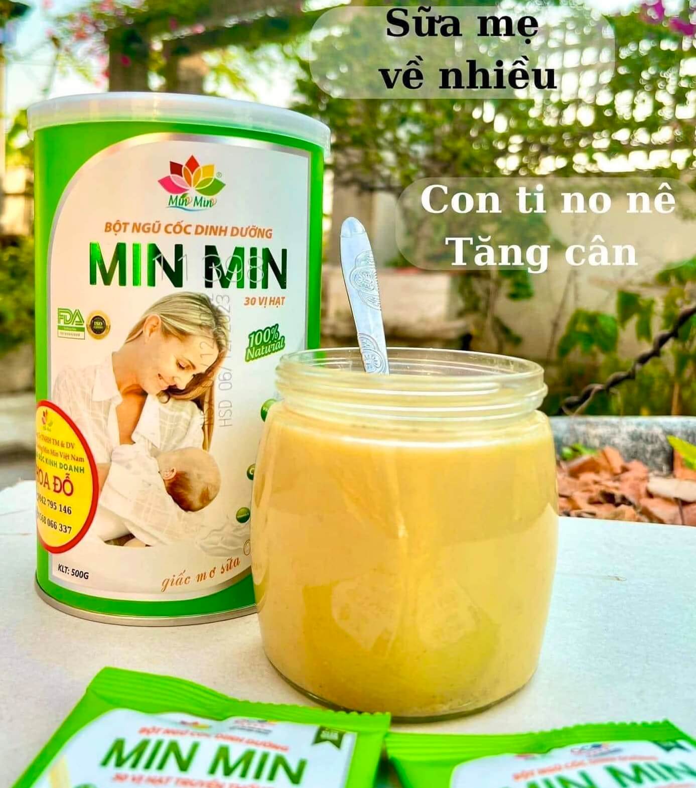 Cách pha ngũ cốc lợi sữa Minmin cho mẹ sau sinh hình 24