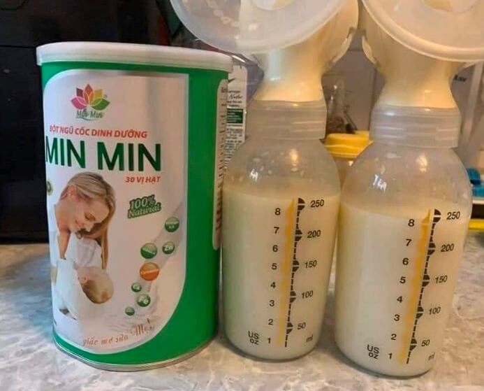 Cách pha ngũ cốc lợi sữa Minmin cho mẹ sau sinh hình 3