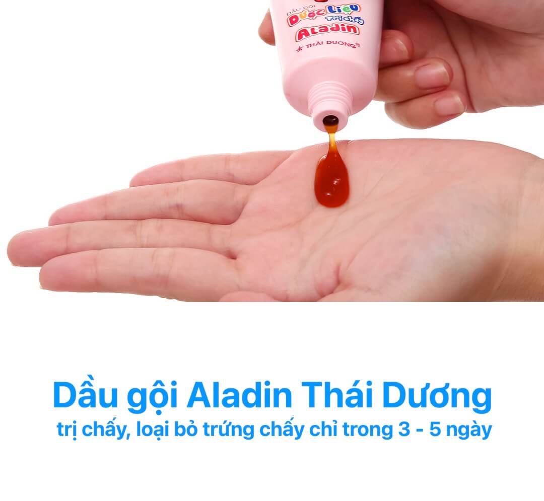 REVIEW dầu gội trị chấy Aladin có tốt không - của nước nào | Loại bỏ chấy, trứng chấy hiệu quả, tuýp 30g hình 8