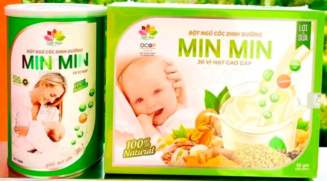 Review ngũ cốc lợi sữa Minmin cho mẹ sau sinh có tốt không, giá bao nhiêu hình 19