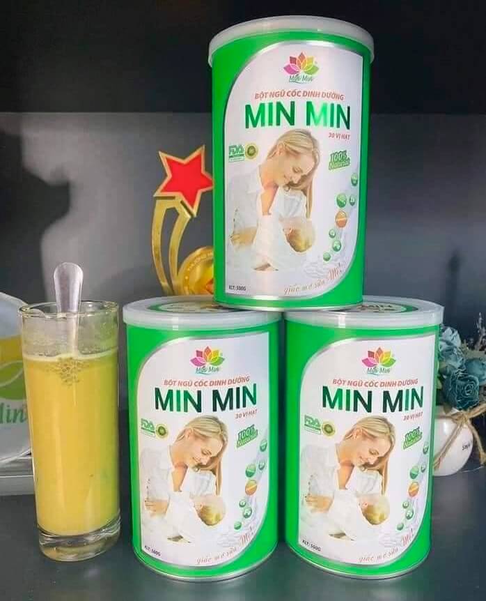 Review ngũ cốc lợi sữa Minmin cho mẹ sau sinh có tốt không, giá bao nhiêu hình 12