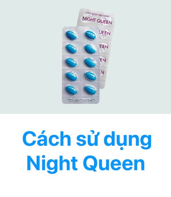 [Night Queen là thuốc gì - có tốt không] Sản phẩm giúp dưỡng tâm an thần, dễ ngủ hộp 30 viên hình 8