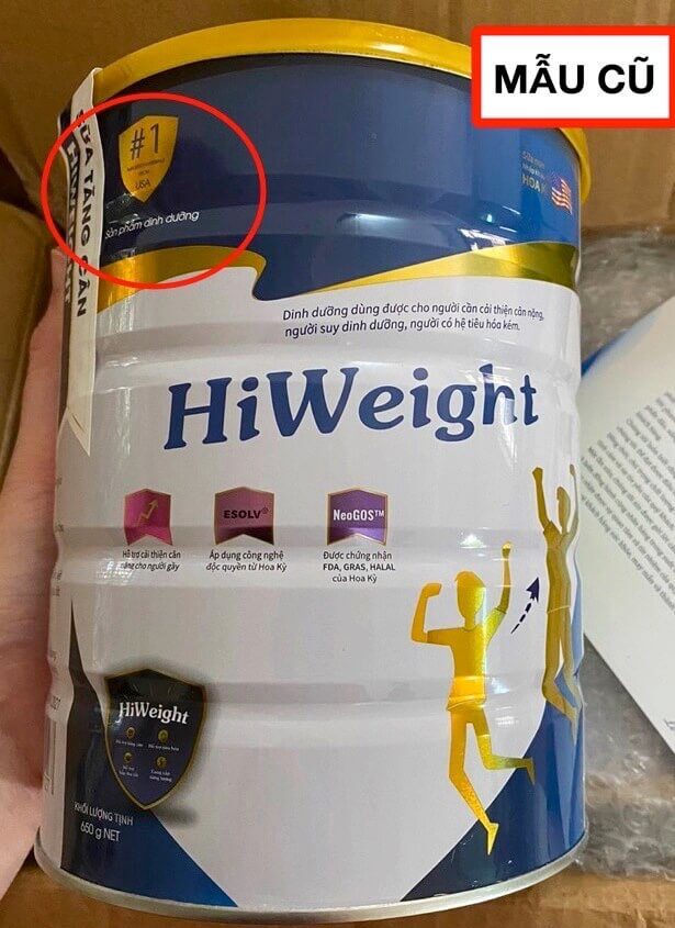 Cách phân biệt sữa Hiweight thật giả hình 28