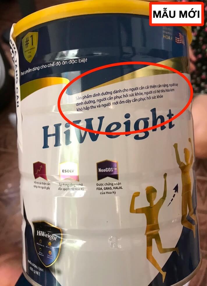 Cách phân biệt sữa Hiweight thật giả hình 37