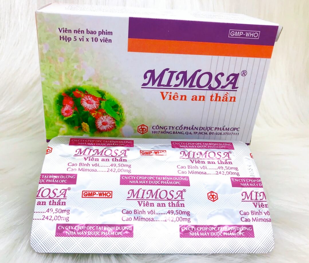 Thuốc ngủ Mimosa là thuốc gì có tác dụng gì có gây nghiện không hình 2