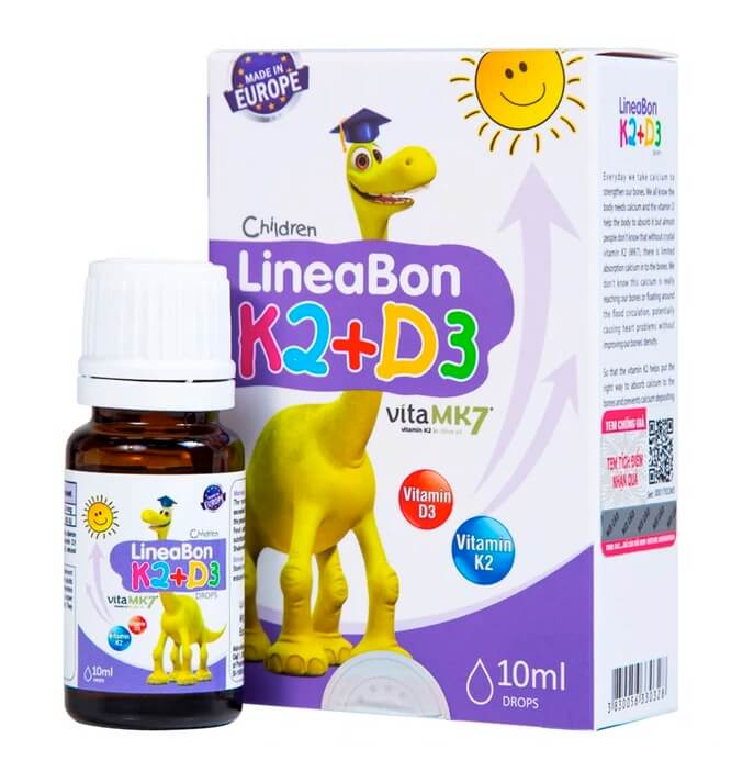Lineabon K2 D3 cho trẻ sơ sinh có tốt không có giá bao nhiêu tác dụng gì hình 18