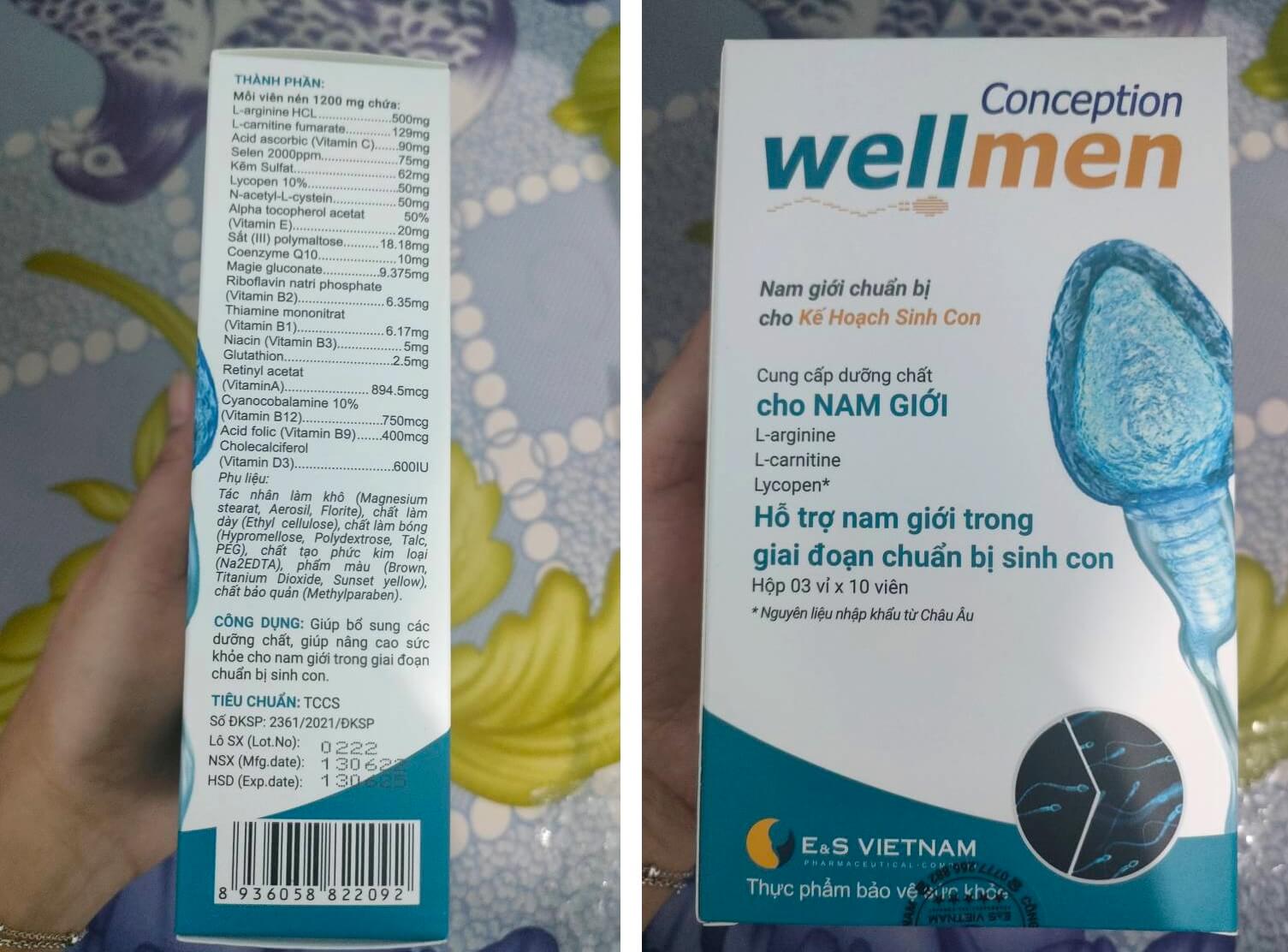 Wellman conception có tác dụng gì thuốc wellmen conception có tốt không hình 20