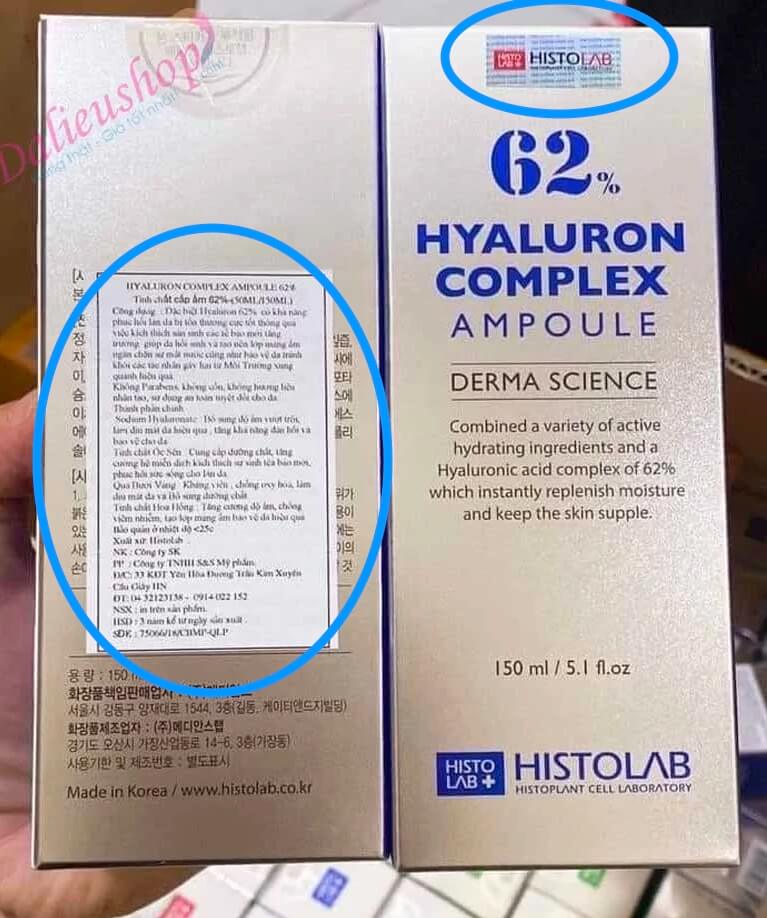 Review Serum 62 hyaluron complex ampoule có tốt không histolab 62 bầu dùng được không hình 11