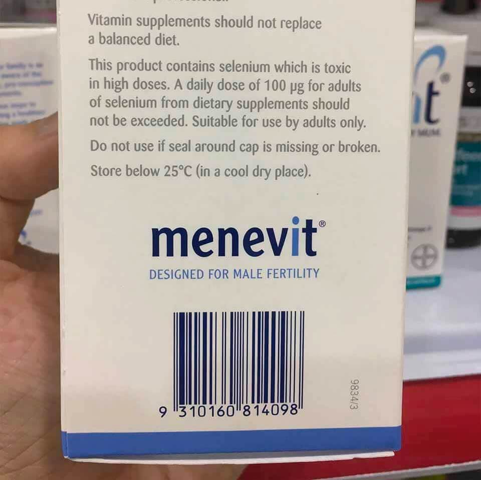 Menevit có tác dụng gì, là thuốc gì, có tốt không hình 7