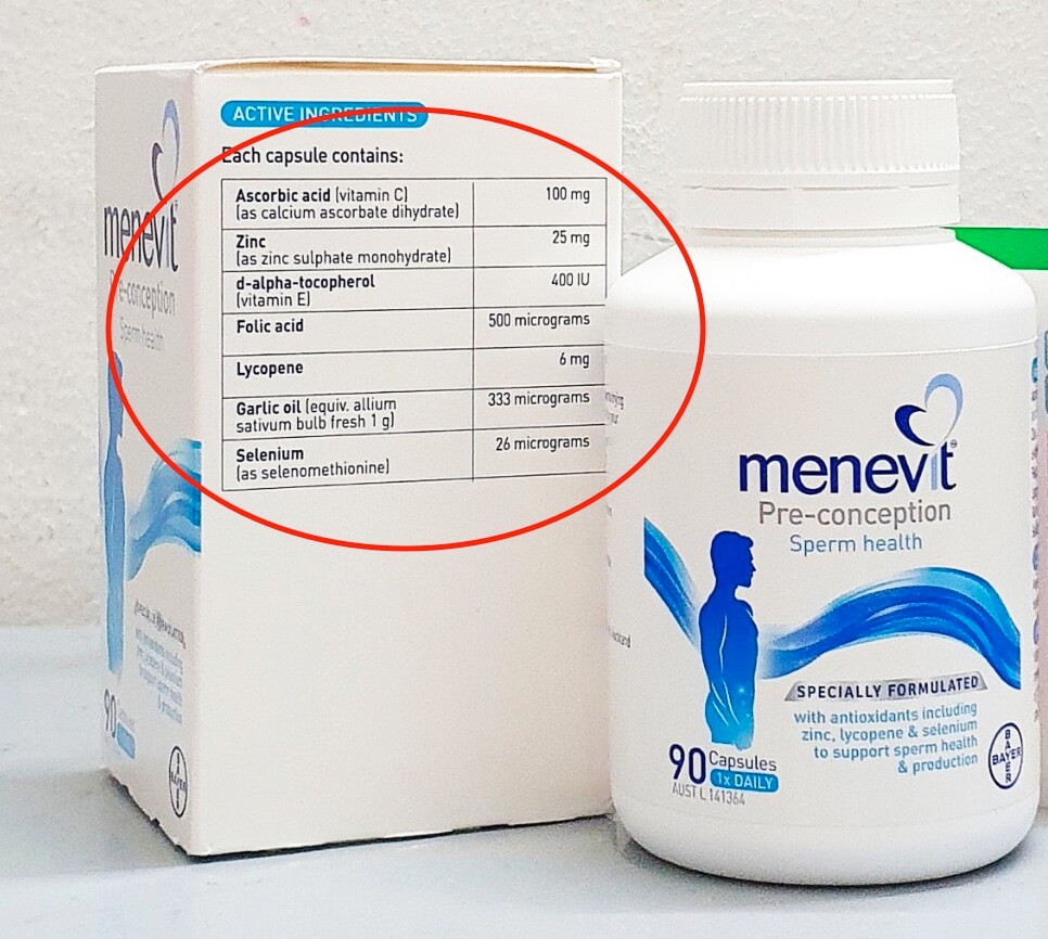 Menevit có tác dụng gì, là thuốc gì, có tốt không hình 5