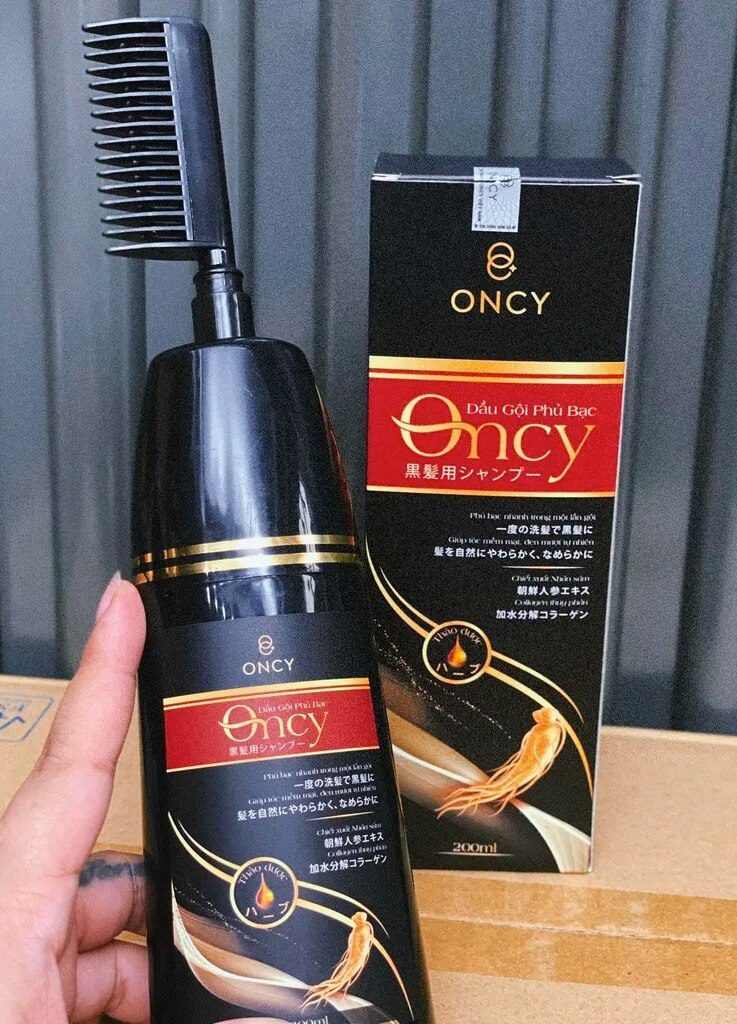 Dầu gội phủ bạc Oncy có tốt không giá bao nhiêu cách sử dụng hình 2