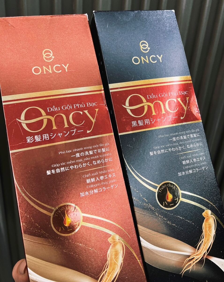 Dầu gội phủ bạc Oncy có tốt không giá bao nhiêu cách sử dụng hình 3