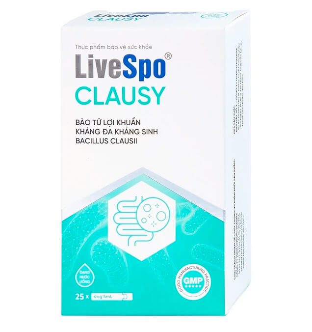 Livespo Clausy là thuốc gì? Livespo Clausy cách sử dụng, uống trước hay sau khi ăn hình 1