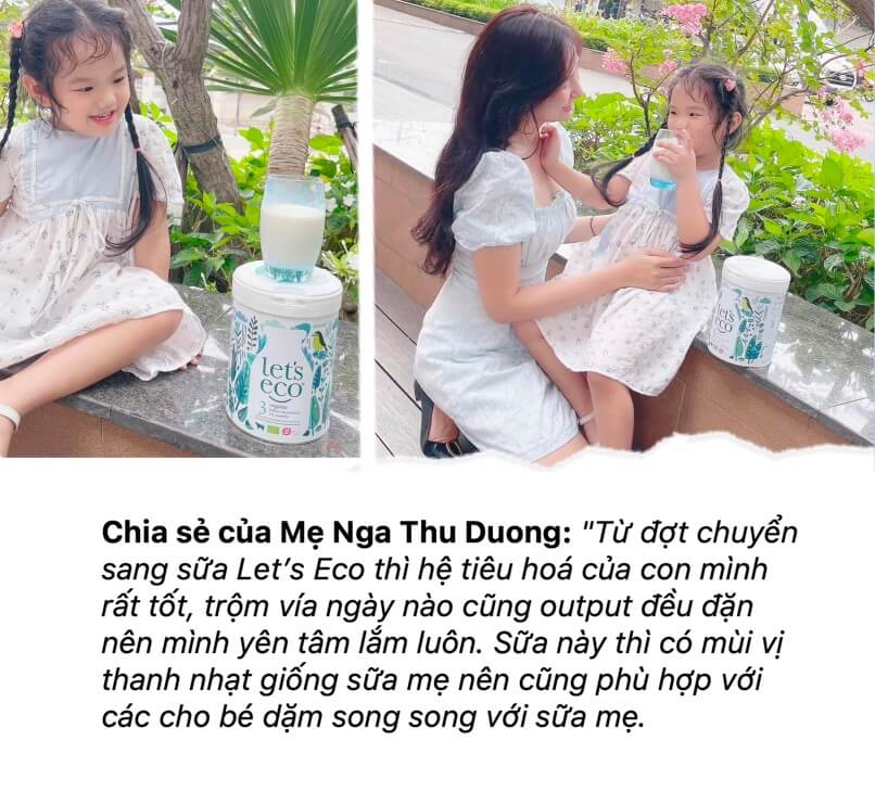 Review sữa Let’s Eco có tốt không cách pha giá bao nhiêu hình 5