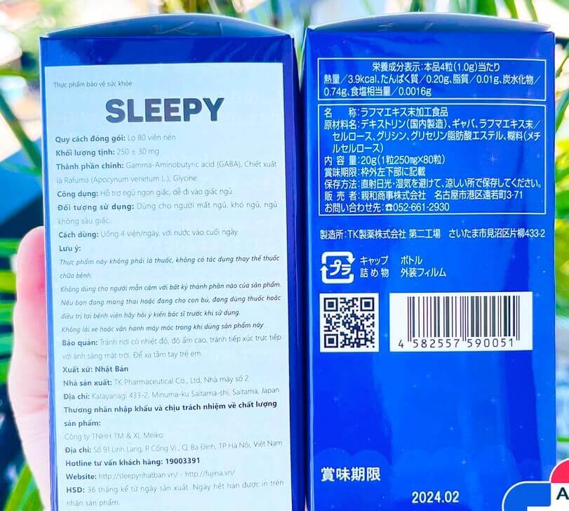 Viên ngủ ngon Sleepy Nhật Bản có tốt không giá bao nhiêu hình 51