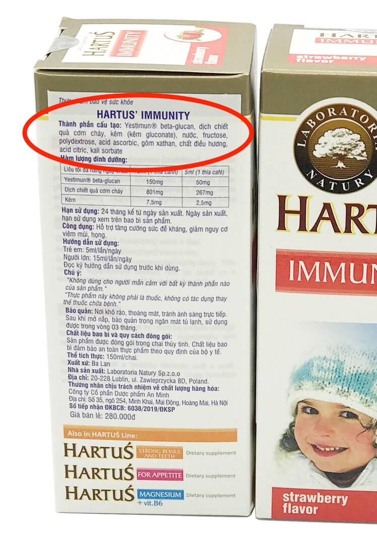 Hartus Immunity có tốt không cho bé mấy tuổi là thuốc gì hình 1