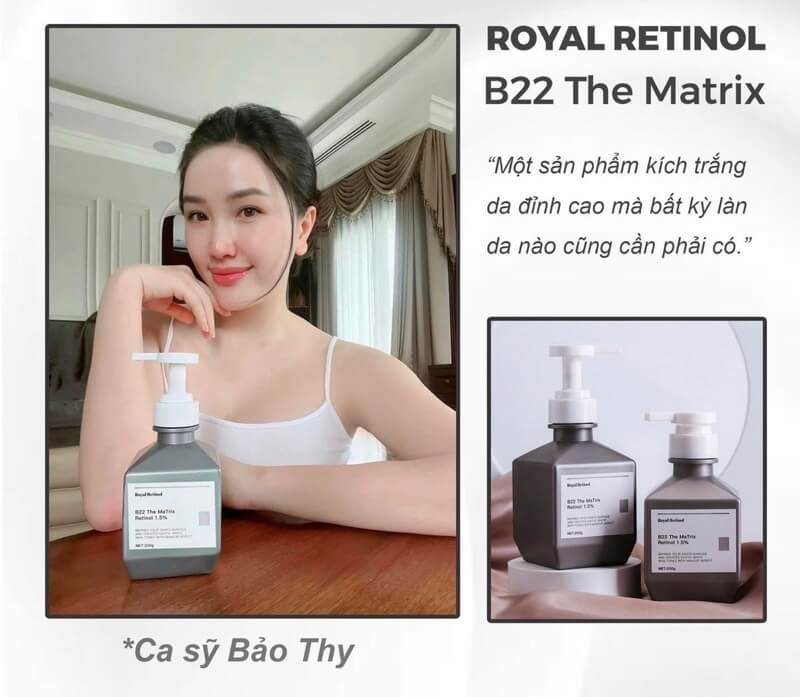 Review Royal Retinol B22 The Matrix có tốt không của nước nào cách sử dụng hình 9