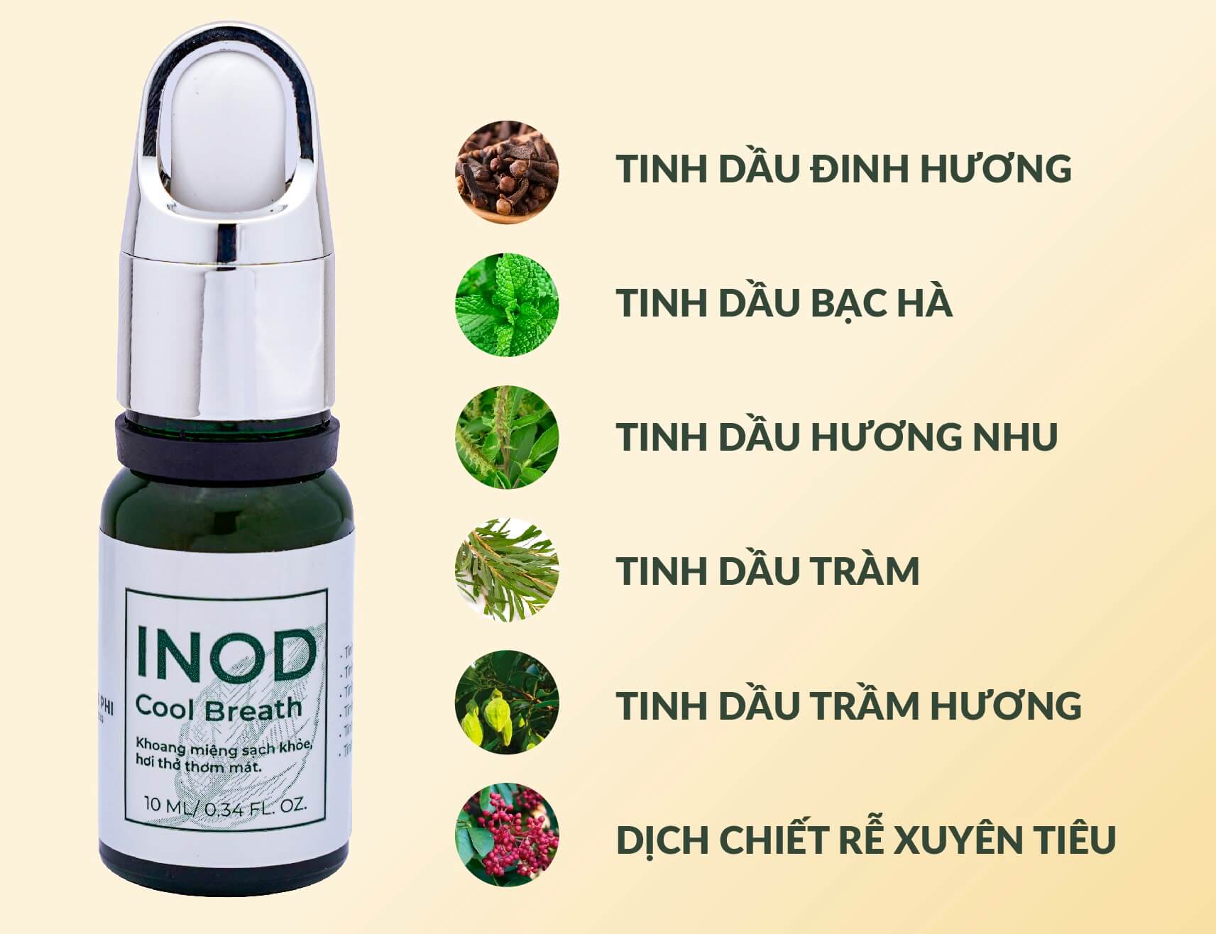 Review tinh dầu hôi miệng Inod có tốt không giá bao nhiêu hình 32