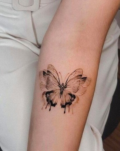 Ý nghĩa hình xăm bướm hình 8