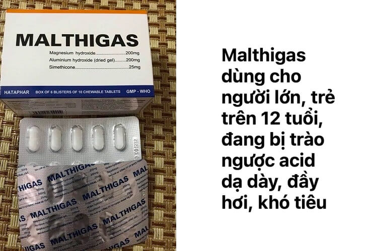 Thuốc Malthigas có tốt không giá bao nhiêu cách sử dụng hình 1