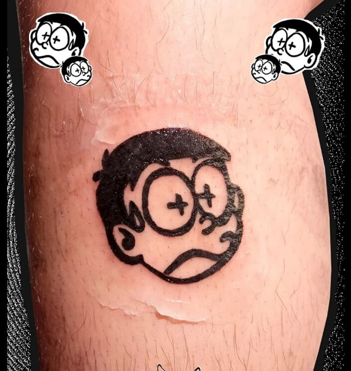 Hình xăm Nobita hình 8