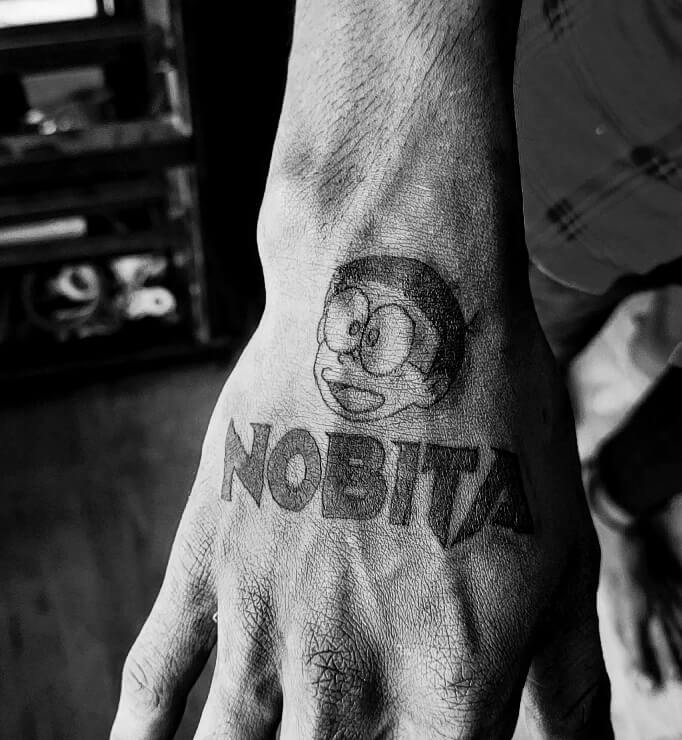 Hình xăm Nobita hình 22