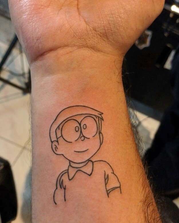 Hình xăm Nobita hình 9
