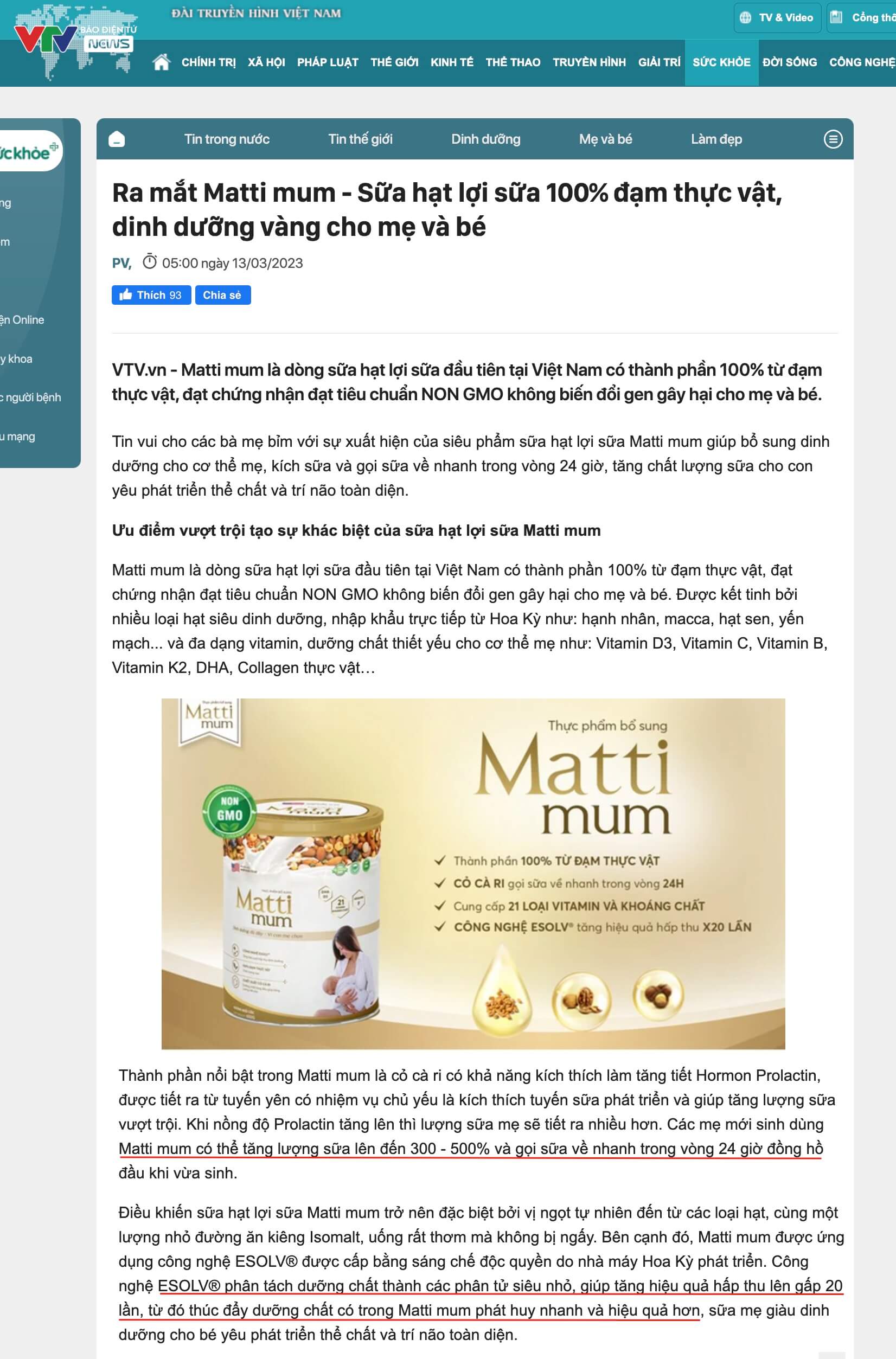Sữa Matti Mum có tốt không giá bao nhiêu bán ở đâu hình 57