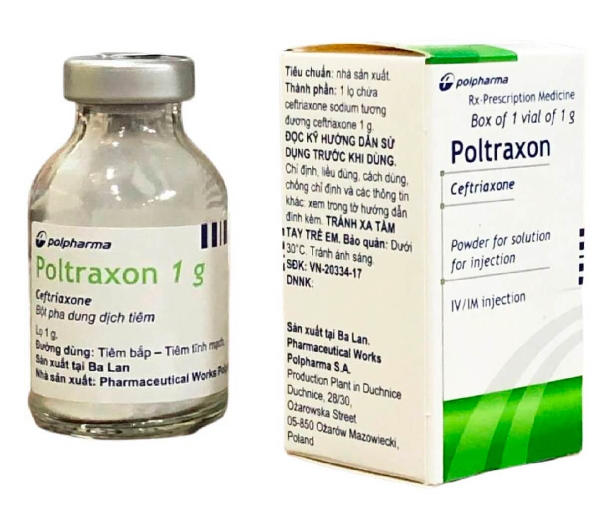 Poltraxon là thuốc gì thuốc biệt dược giá bao nhiêu hình 10