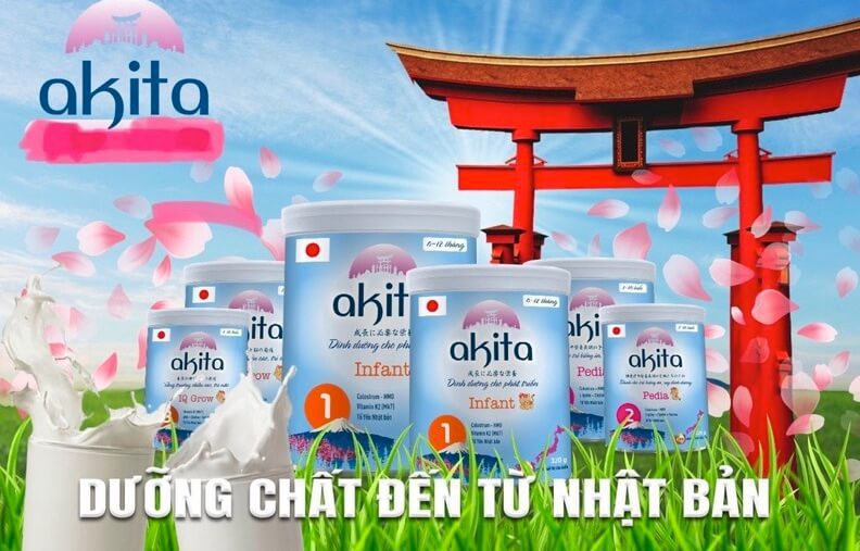 Review sữa Akita có tốt không nhật bản cách pha giá bao nhiêu hình 1