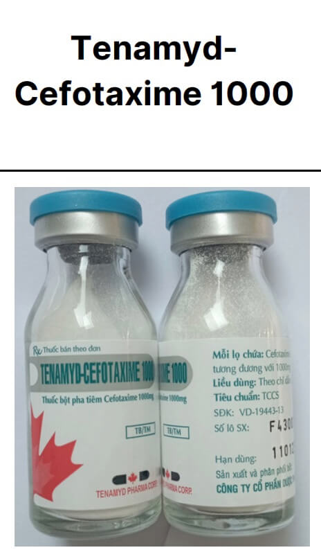 Tenamyd Cefotaxime là thuốc gì thành phần có tác dụng gì hình 3