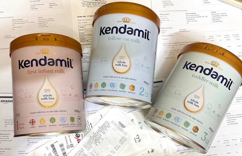 Review sữa Kendamil có tốt không có mấy loại ưu nhược điểm có tăng cân chiều cao so sánh với Aptamil cách pha hình 37