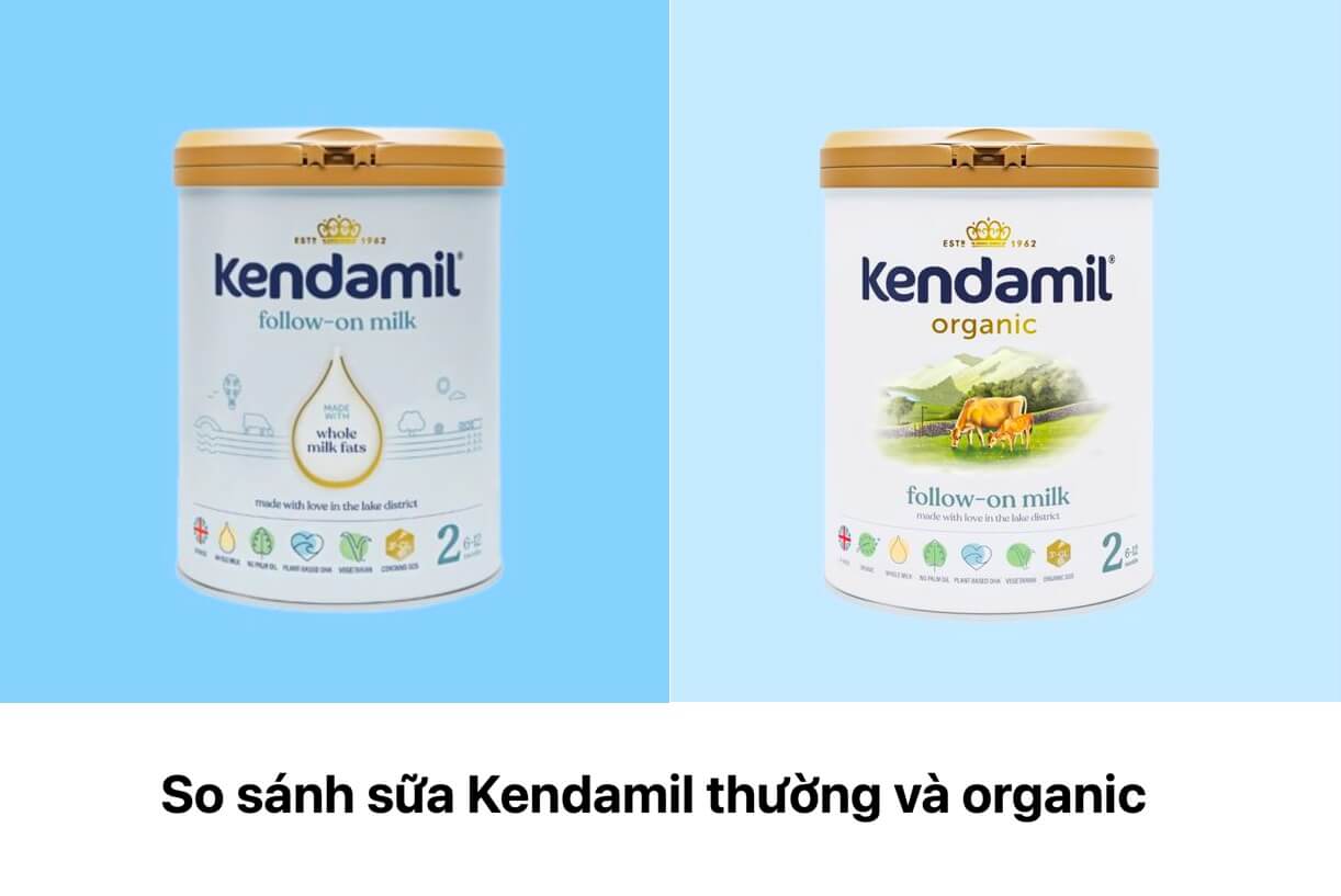 sữa Kendamil có tốt không có mấy loại ưu nhược điểm có tăng cân chiều cao so sánh với Aptamil hình 5