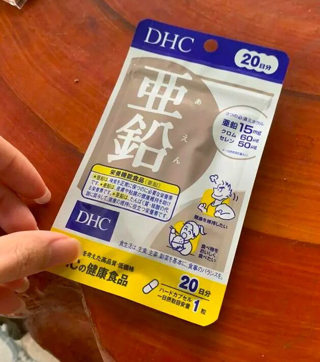 Viên uống kẽm DHC có tác dụng gì nên uống lúc nào tốt nhất Uống Kẽm và vitamin C DHC cùng lúc được không review hình 17