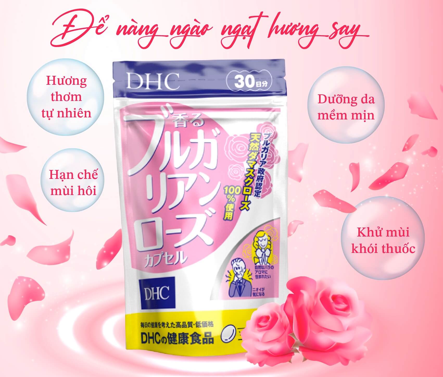 Review viên uống DHC thơm cơ thể có tốt không? Cách uống, công dụng, có nên uống, bao nhiêu tuổi uống được, có hiệu quả không, liệu trình, tác hại hình 4