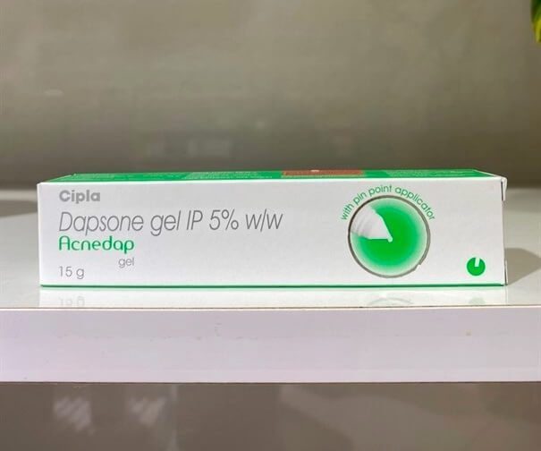 Dapsone Acnedap gel trị mụn giá bao nhiêu? Là thuốc gì? Có tác dụng gì? Cách dùng review hình 5