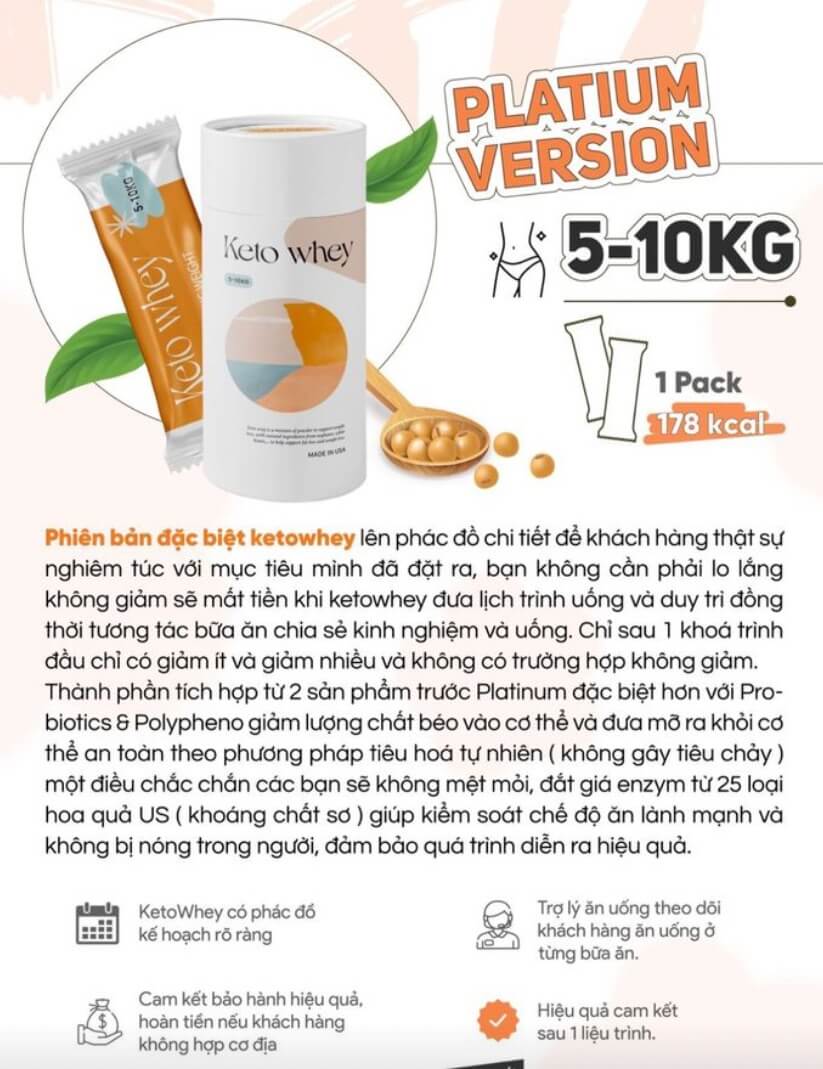 Review sữa hạt Keto Whey có tốt không là gì giá bao nhiêu giảm cân hình 14