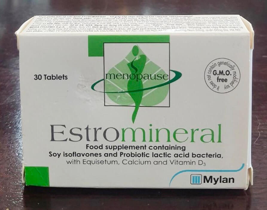 Estromineral là thuốc gì giá bao nhiêu có tác dụng gì Estromineral cải thiện triệu chứng tiền mãn kinh cách dùng hình 12