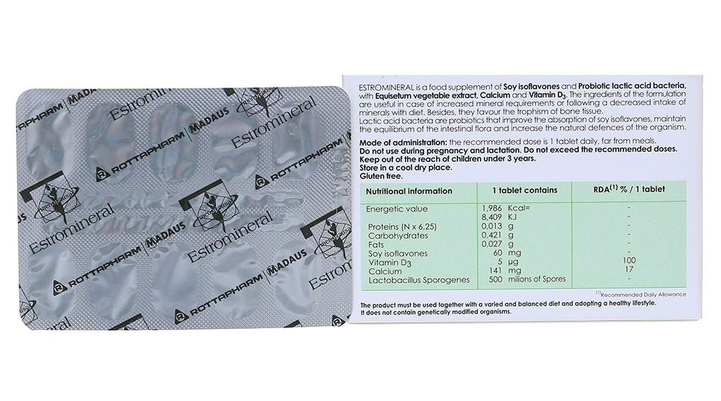 Estromineral là thuốc gì giá bao nhiêu có tác dụng gì Estromineral cải thiện triệu chứng tiền mãn kinh cách dùng hình 6
