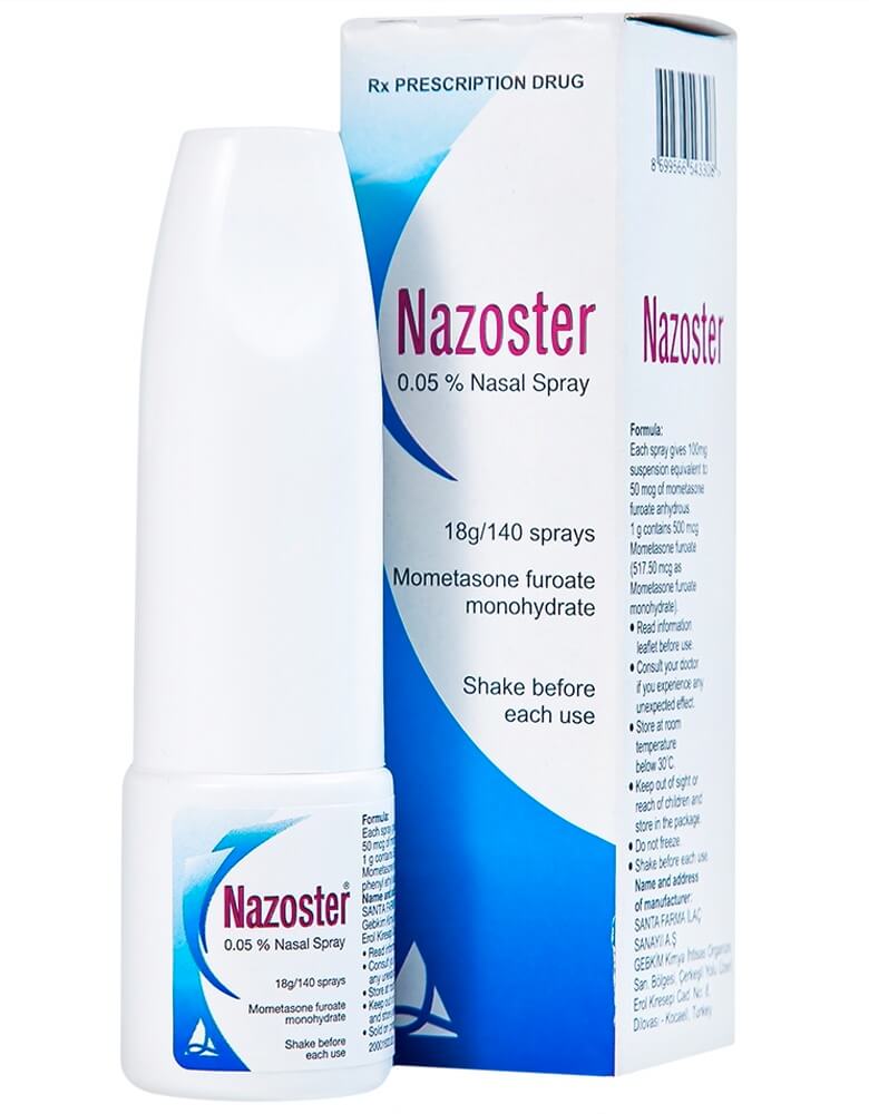 Nazoster là thuốc gì? Giá bao nhiêu? Thuốc xịt mũi Nazoster 0.05 có tốt không? Tác dụng phụ? Cách dùng? hình 2