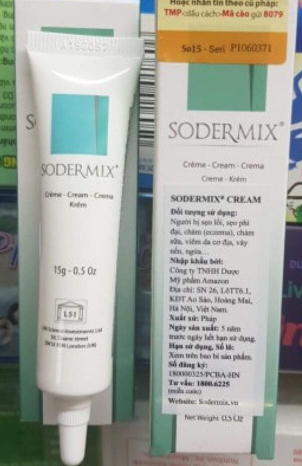 Kem Sodermix có hiệu quả không có tốt không Cream 15g giá bao nhiêu lừa đảo hình 8