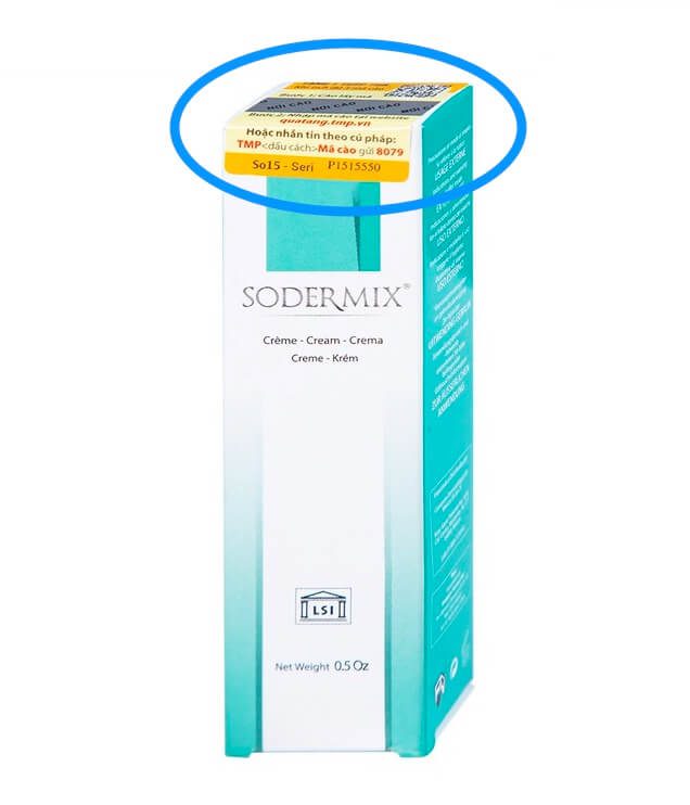 Kem Sodermix có hiệu quả không có tốt không Cream 15g giá bao nhiêu lừa đảo hình 18
