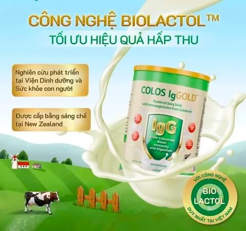 Sữa Colos IgGold có tốt không giá bao nhiêu lừa đảo hình 14