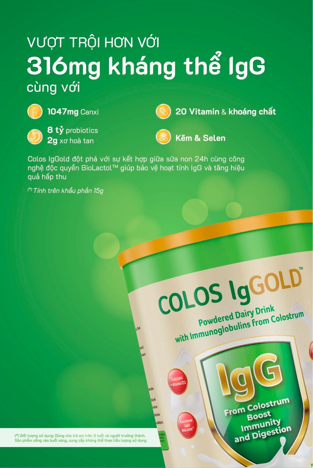 Sữa Colos IgGold có tốt không giá bao nhiêu lừa đảo hình 6