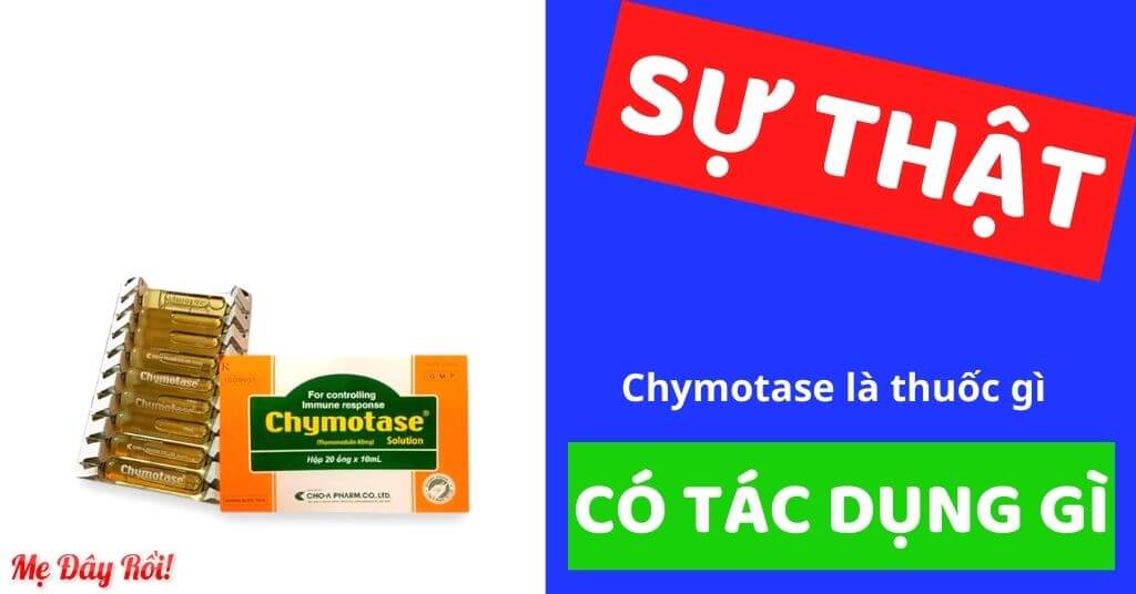 Thuốc Chymotase là thuốc gì giá bao nhiêu có công dụng gì