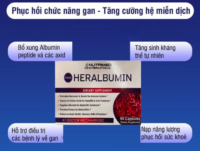 Thuốc Heralbumin là thuốc gì có tốt không giá bao nhiêu hình 12