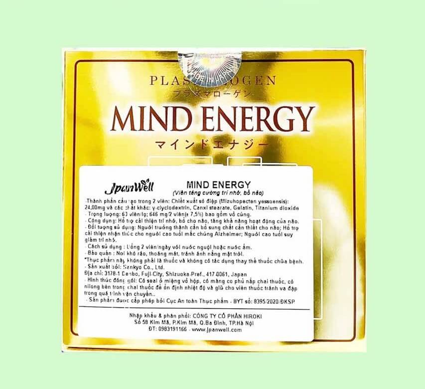 Viên uống Mind Energy có tốt không công dụng giá bao nhiêu hình 12