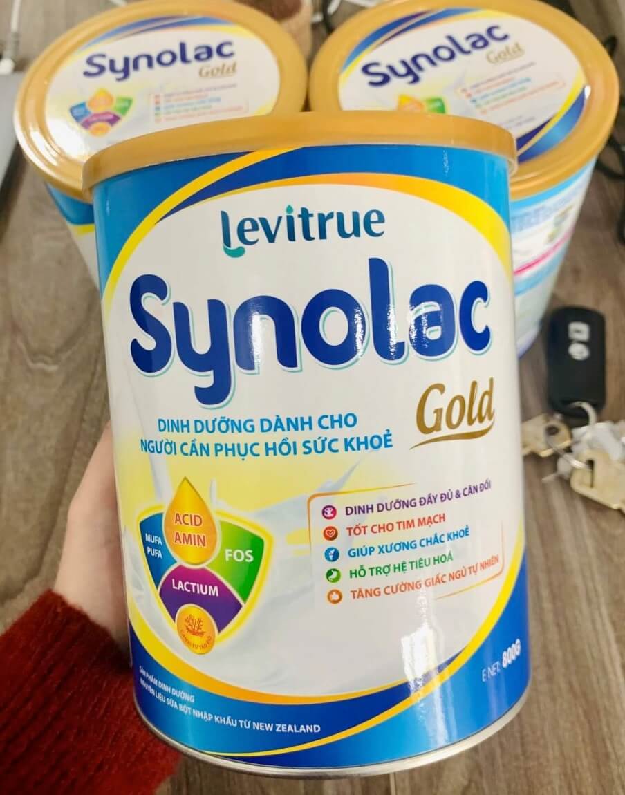 Sữa Synolac Gold có tốt không giá bao nhiêu trị mất ngủ hình 1