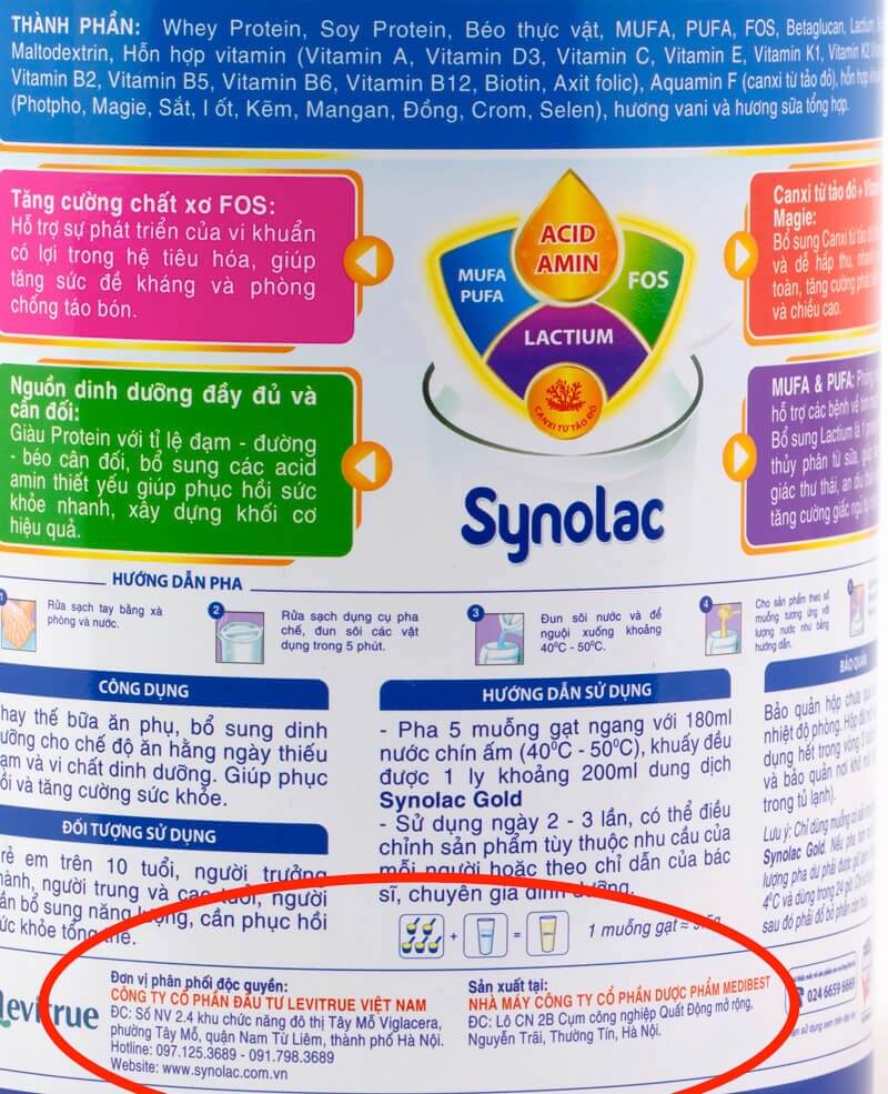 Sữa Synolac Gold có tốt không giá bao nhiêu trị mất ngủ hình 7